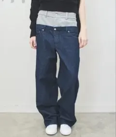 YOKE Surface Dyed Denim ワイドテーパードパンツ - メルカリ