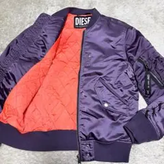 美品/M相当 DIESEL MA-1 編み込み　ボンバージャケット　キルティング