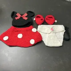 ミニー・マウス風 ニューボーンフォトセット