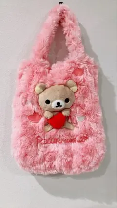 【美品】リラックマふわふわトートバッグ　サンエックス