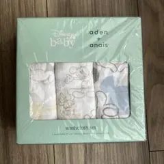 [新品]Disney aden + anais ウォッシュクロス3枚組　ミッキー