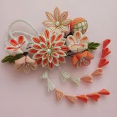つまみ細工　髪飾り　成人式　振袖　袴　浴衣　七五三　卒業式