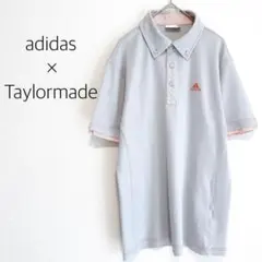 【アディダス テイラーメイド】 ゴルフウェア 半袖 ポロシャツ 吸汗速乾性 M