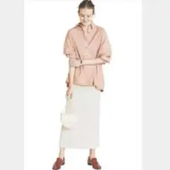 ZARA ザラ　テクスチャーフリンジスカートS ツイード　ロング S マキシ