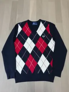 フレッドペリー　アーガイルセーター