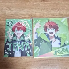 カラフルピーチ　じゃぱぱ　セブンブロマイド　色紙