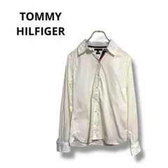 【トミーフィルガー】シャツ　長袖　レギュラーカラー　シンプル　ホワイト　8