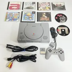 【動作品】ソニー PS1 初代 プレステ本体・メモリ・ソフト9本セット