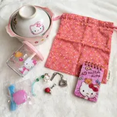 Sanrio サンリオ Hello Kitty ハロー キティ 土鍋 巾着