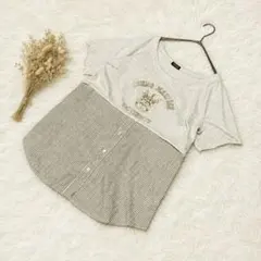 JOURNAL STANDARD ドッキングTシャツ ストライプのサムネイル