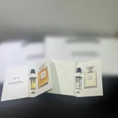 CHANELシャネルオードゥパルファム&オードゥトワレサンプル　ショッパー2枚付