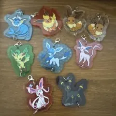 イーブイ アクリルキーホルダーセット