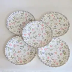 EXCEED BON Edelweiss by KEITO 花柄 ケーキ皿5枚