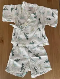 petit main 恐竜柄 甚平