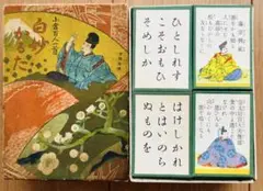 【昭和レトロ】百人一首 かるた おまけ付き♡解釈と鑑賞