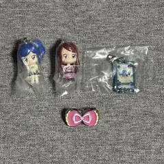 アイカツ！ キーホルダーガチャ・プリパラ ピンバッジ 4点セット