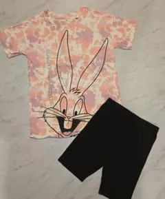 H&M　エイチアンドエム　キッズ　セットアップ　128　バニー