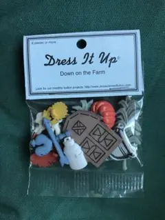 Dress It Up Down on the Farm ボタンセット