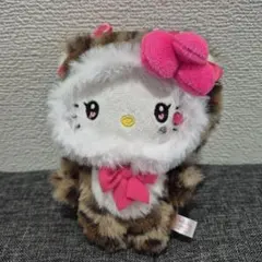 サンリオ マスコットポーチ ヒョウ柄 ハローキティ