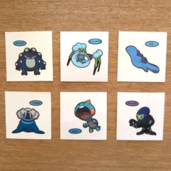 ポケモンパン デコキャラシール 6枚セット