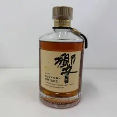サントリー　響　金キャップ　美品　古酒未開栓　箱なし サントリー - サントリー響（旧17年）金キャップ向獅子 古酒未開栓
