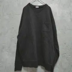 チャンピオン 前ガゼット 胸ポケット付　スウェット　黒　Ｌ　即完売