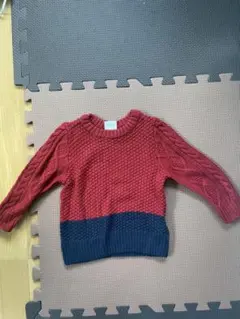 BREEZE ケーブル編みニットセーター 90