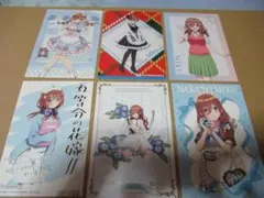五等分の花嫁　中野三玖　ポストカード６枚セットB