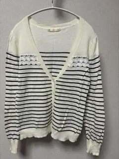 MAJESTIC LEGON ボーダーカーディガン