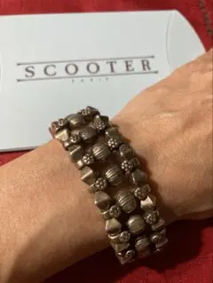【scooter Paris】スクーター　シルバーブレスレット