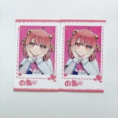 からぴちパラダイス チェキ風カード　のあ のあさん　からぴち　カラフルピーチ