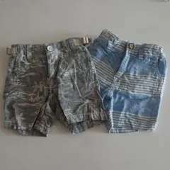baby Gap 男の子用80cm ハーフパンツ ショートパンツ 2枚セット