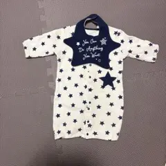 バースデイ 2way星柄ロンパース 50〜70cmと星型スタイ セット⭐︎