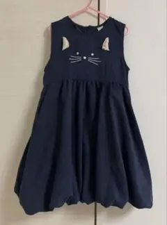 テータテート　猫デザイン ワンピース 120