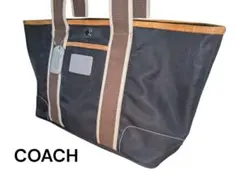 COACH　コーチ　トートバッグ　黒　6261　ナイロン