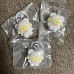 サンリオ めじるしアクセサリー ふわふわスノー ポムポムプリン 3個セット