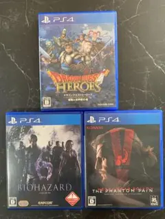 PS4ゲームまとめ売り(ドラゴンクエスト・バイオハザードなど)