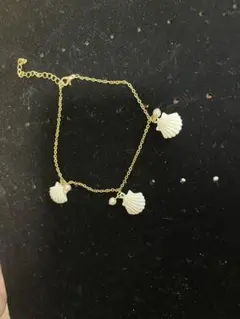 貝殻モチーフ アンクレット