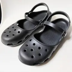 廃盤 crocs クロックス カリン メリージェーン W9 黒　25cm相当のサムネイル