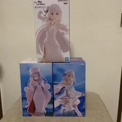 Re:ゼロから始める異世界生活 フィギュア 3種セット