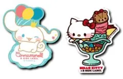サンリオコラボステッカー 2枚セット（ハローキティ・シナモロール）
