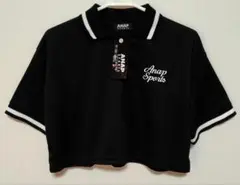ANAP SPORTS 短T 丈短 Tシャツ 半袖 ポロシャツ カットソー