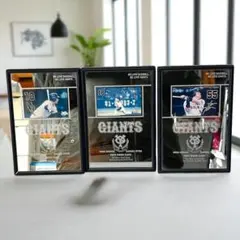 八3759]【美品】GIANTS ミラー　　阿部、松井、桑田　　3点セット