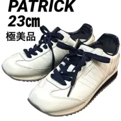 カタリ限定復刻モデルPATRICKパトリック スニーカー ホワイトネイビー 36