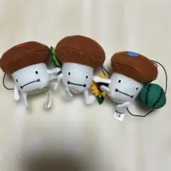 ドコモダケ　ストラップ3個セット
