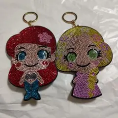 非売品！キラキラチャーム　アリエル　ラプンツェル　ディズニー　未使用