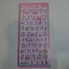 正規品　ボンボンドロップシール　ミニ　ハローキティ　ピンク