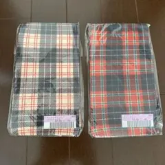 フェリシモ タータンチェック プリントタイツ 2点セット