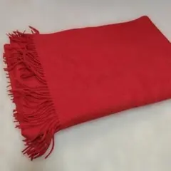 最終値下げ！美品　ストール　真っ赤