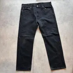 Levis ブラックデニム ストレートデニム 505 W38